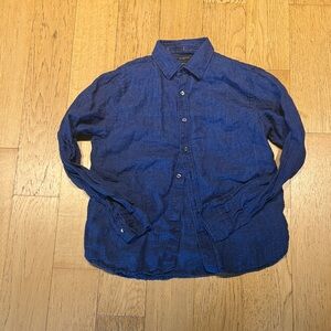 Banana Republic Indigo Casual Button-Down Shirt